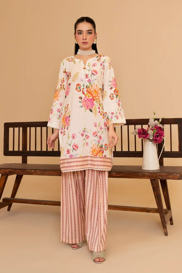 Stripe in Bloom - Unstitched